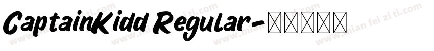 CaptainKidd Regular字体转换